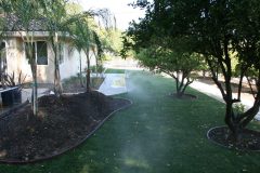This is a finish-landscape pic of what was 9 months earlier, a 50-year old, run down, overgrown, dilapidated San Gabriel Valley corner home. We did a whole house makeover over foundation, exposed studs to roof PLUS we added a  huge, tall RV Garage with other-street access and own driveway, a new 2-Car Garage with separate driveway & electric gate and the existing garage converted into a 1-bedroom, full-bath private apartment/ADU.